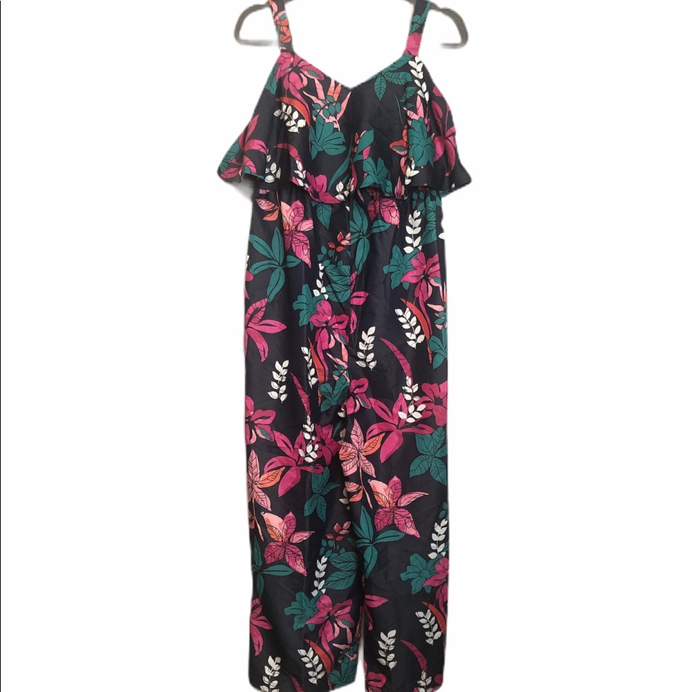 Isabel Maternity Sleeveless Floral Romper XS